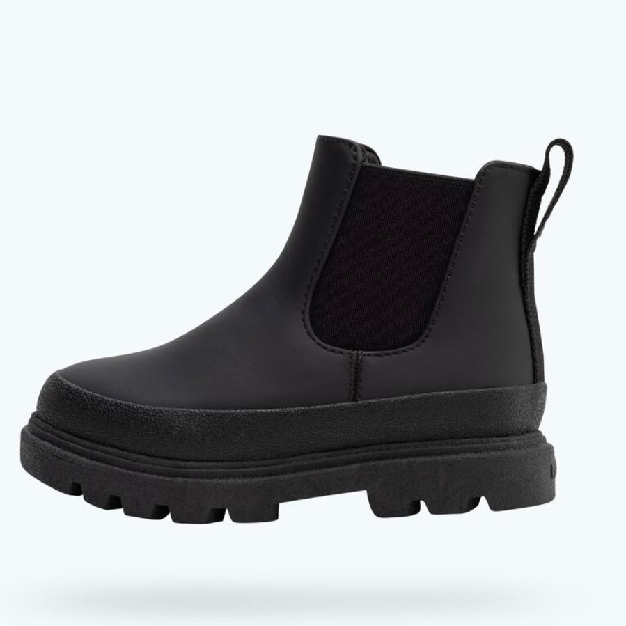 Native Kensington Kids Chelsea Boots Jiffy Black